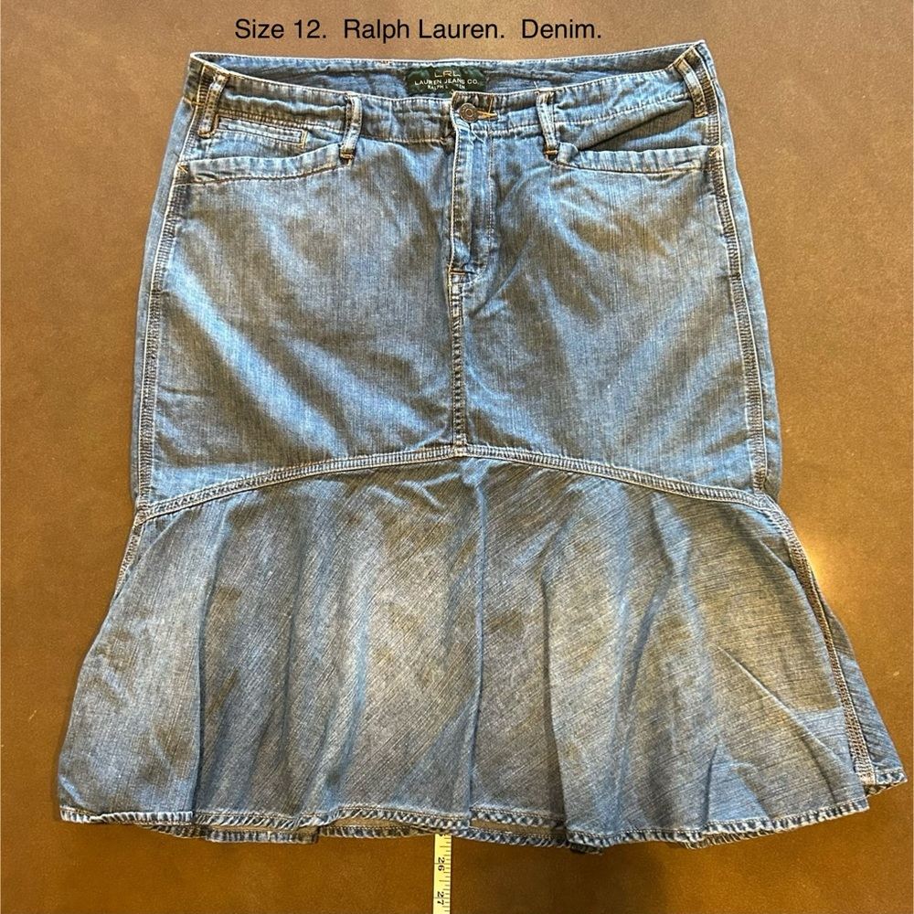 Denim skirt